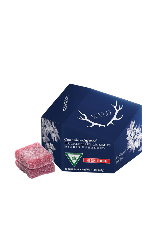 WYLD -  Wyld-Huckleberry-Hybrid-High Dose-10 Pieces-200mg Main Image