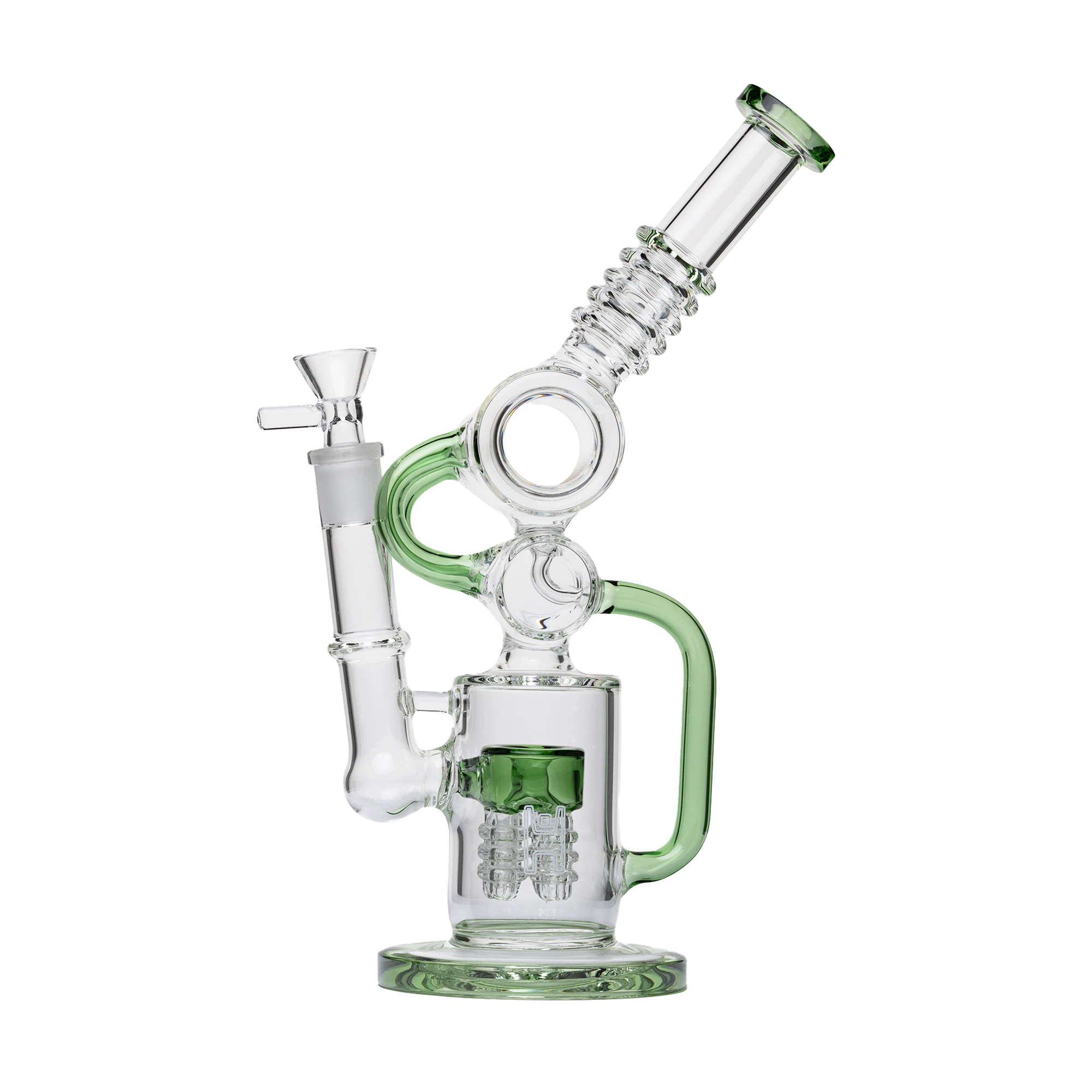 FARMHOUSE ARTISAN MARKET - Human Grade | Raygun Bong | Green Accent Main Image