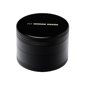 HUMAN GRADE - GRINDER COATED ALUMINUM 2.5" - BLACK 4 PIECE - HUMAN GRADE