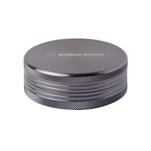 HUMAN GRADE - GRINDER ALUMINUM 2.5" GUNMETAL 2 PIECE - HUMAN GRADE