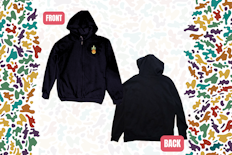 (XL) Humble Root Black Zip-Up Hoodie