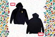 (S) Humble Root Black Zip-Up Hoodie