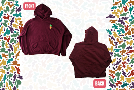 Humble Root - (2XL) Humble Root Burgundy Pull-Over Hoodie