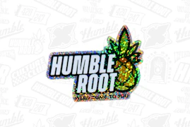 Holographic Logo Sticker - Humble Root