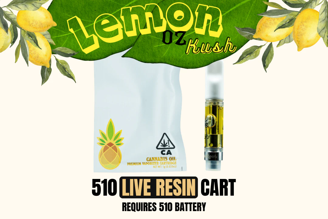 Humble Root - 1g Lemon OZ Kush Live Resin (510 Thread) - Humble Root Main Image