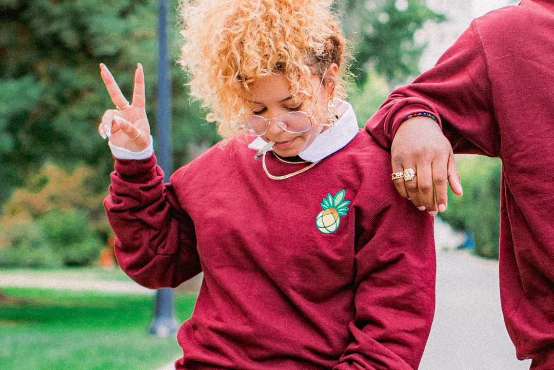 Humble Root - (M) Humble Root Burgundy Pull-Over Hoodie Main Image