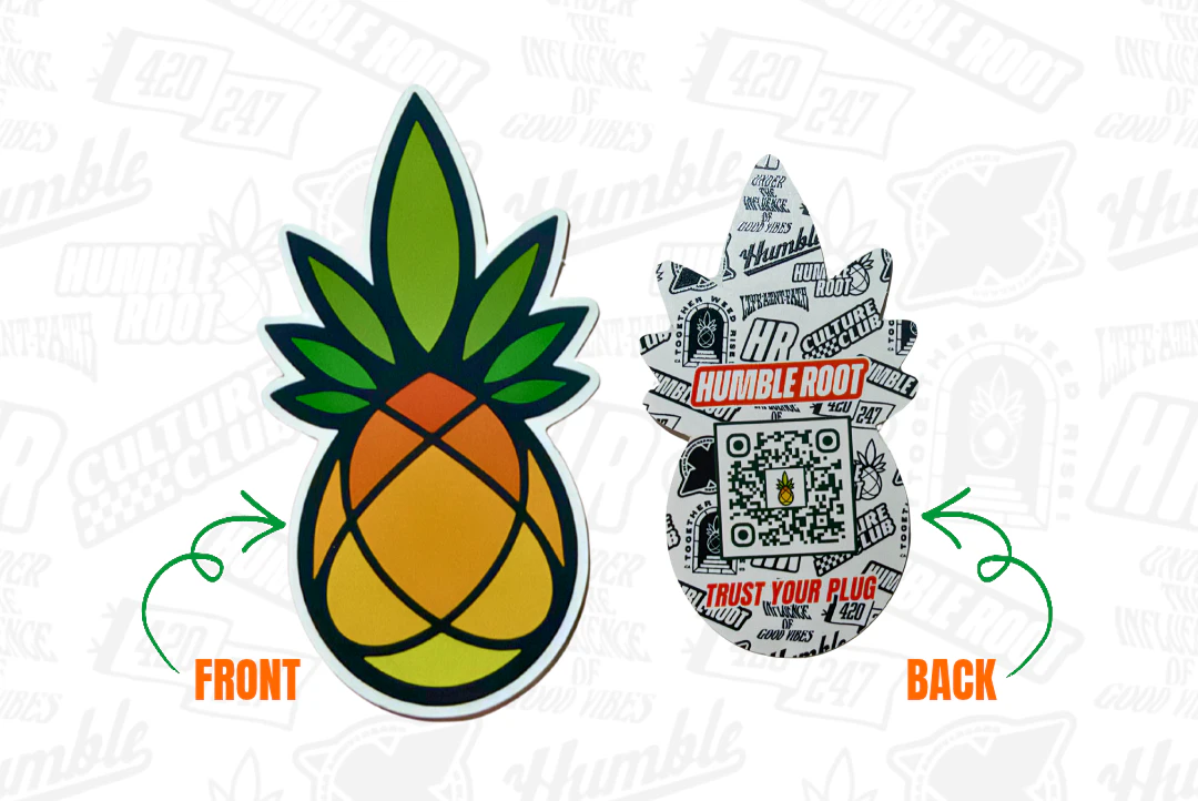 Humble Root - Pineapple Sticker - Humble Root Main Image