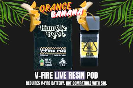 Humble Root - 1g Orange Banana Live Resin (vFire Pod) - Humble Root
