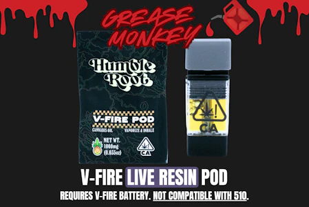 Humble Root - 1g Grease Monkey Live Resin (vFire Pod) - Humble Root