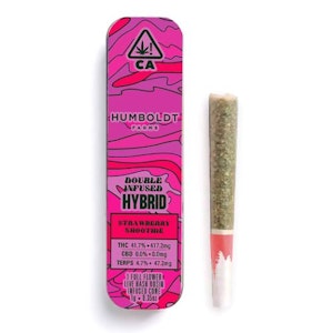 Humboldt Farms - HUMBOLDT FARMS: Strawberry Smoothie 1g Double Infused Pre-Roll (H)