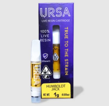 URSA Extracts - URSA 1g Humboldt Jack Live Resin Cartridge Main Image