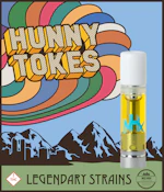 Hunny Tokes - Distillate Cartridge - Blackberry Kush (High CBD) - 1000mg