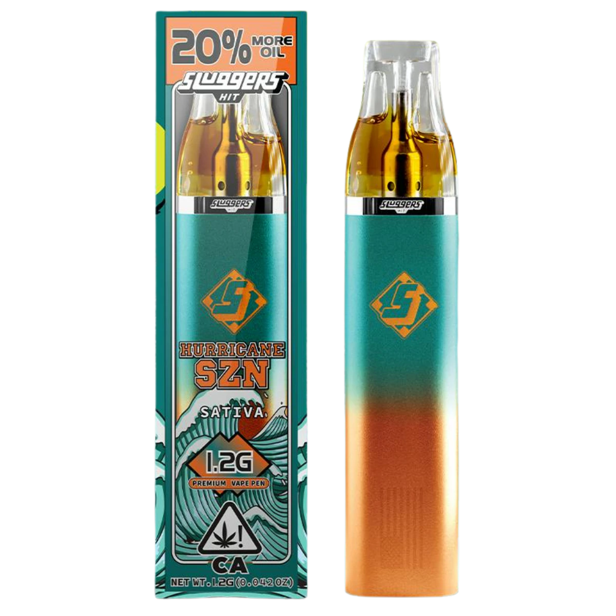 Sluggers Hit - Hurricane SZN (S) | 1.2g Live Resin AIO Vape | Sluggers Hit Main Image