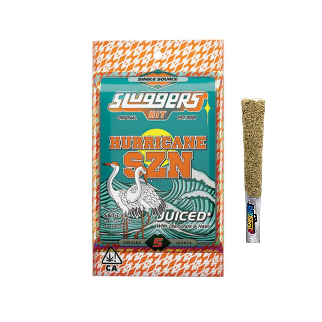 Sluggers Hurricane SZN 5-Pack Infused Preroll 3.5g