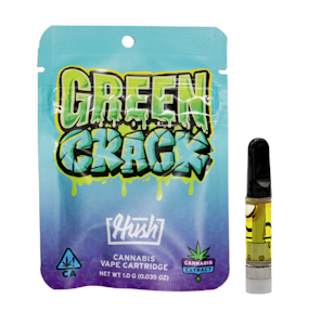Hush | Green Crack | Cartridge | 1g - Doobie Nights Canna