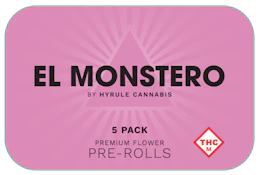 EL MONSTERO X HYRULE - WEDDING CAKE OG 5 PACK OF 0.5G PRE-ROLLS