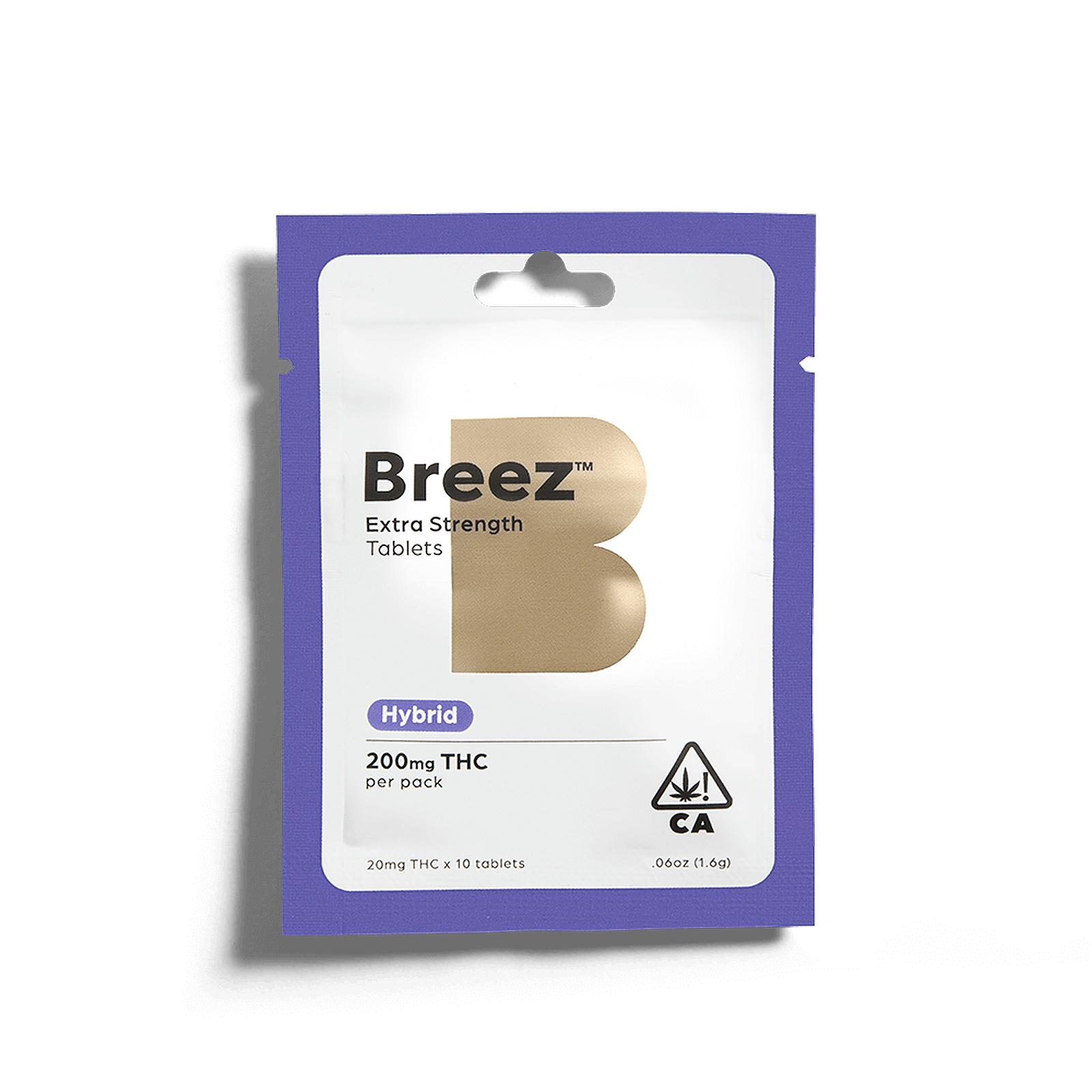Breez Extra Strength Hybrid Tablets 10-Pack 200mg