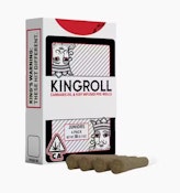 Kingroll 4pk .75g White Widow x Strawberry Fields Infused Preroll 4pk