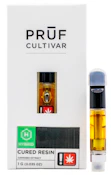Pruf Cultivar Gassed Out Cured Resin Cartridge 1g