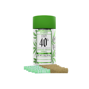 STIIIZY - Blue Burst (H) | .5g (5pk) Infused 40s Prerolls | Stiiizy