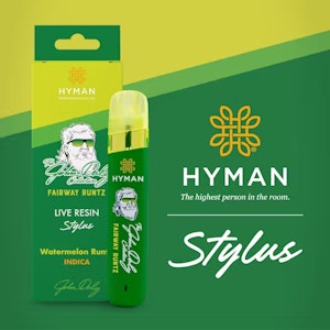 HYMAN - Hyman - John Daly Fairway Runtz 1G Live Resin Disposable
