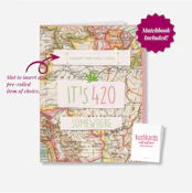 It's 420 Somewhere Cannabis Greeting Card