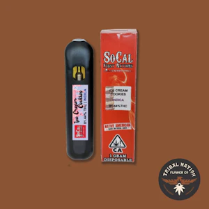 SoCal First Nations - SoCal DISPOSABLE 1g - Ice Cream Cookies