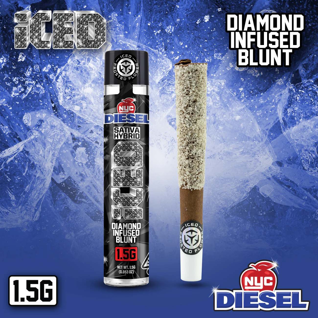 ICED - ICED - 1.5g Infused Blunt - NYC Diesel Main Image
