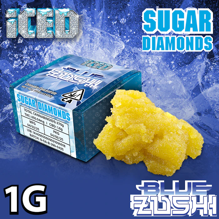 ICED - ICED | Sugar Diamonds | Blue Zushi | 1g Main Image