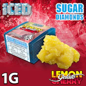 ICED Lemon Cherry Gelato (I) Sugar Diamonds 1g