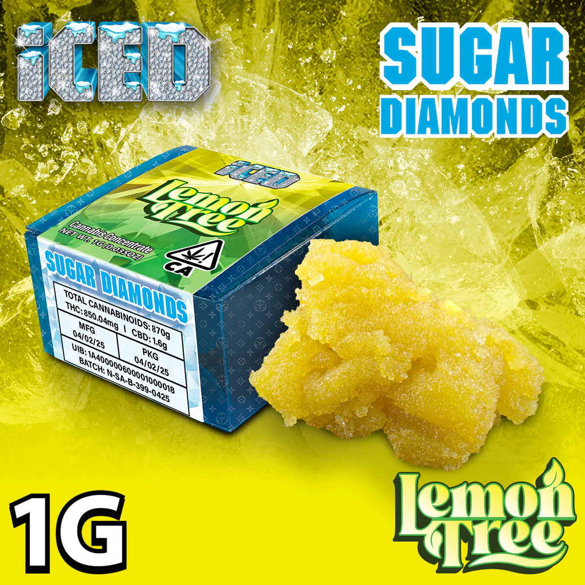 ICED - ICED Lemon Tree (S) Sugar Diamonds 1g Main Image