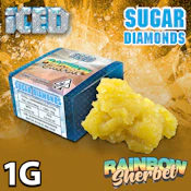 ICED Rainbow Sherbet (S) Sugar Diamonds 1g