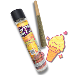 Ice Kream Hash Co. - Buttercream Bliss (1G Rosin Infused Pre-Roll) Adult-Use