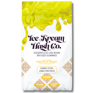 ICE KREAM HASH CO. - IKHCO | Live Rosin Gummy | Pineapple Sorbet