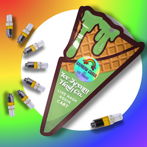 ICE KREAM HASH CO. - IKHCO | (.5g) Live Rosin 510 Vape | Garlic Cocktail