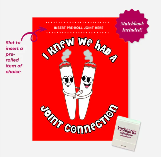 KUSHKARDS - Joint Connection Valentines Day Card Main Image