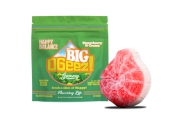 Happy Balance BIG Strawberries and Cream THC/CBD Ratio 1:1 - 100mg