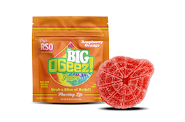 Peg's BIG Raspberry Orange 100mg RSO Gummy - 100mg