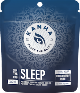 KANHA - KANHA | 10pk FX Gummies | Sleep 3:2:1 Marionberry Plum CBN:THC:CBD | 100mg