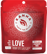 KANHA | 10pk FX Gummies | Love 2:1:1 Raspberry Rose | 100mg