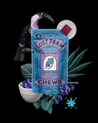 Lost Farm | Live Resin Fruit Chews (10ct) | Blueberry | 100 mg