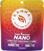 KANHA | 10pk Nano Gummies | Fruit Punch Fusion | 100mg