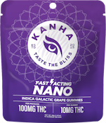 KANHA | 10pk Nano Gummies | Galactic Grape | 100mg