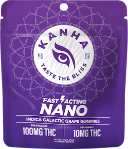 KANHA - KANHA | 10pk Nano Gummies | Galactic Grape | 100mg