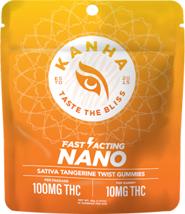 KANHA - KANHA | 10pk Nano Gummies | Tangerine Twist | 100mg