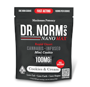 Dr. Norm's - Cookies & Cream Nano Mini Cookies 10pk 100mg