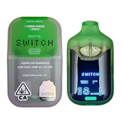 BOUTIQ - 1g Liquid Live Diamonds AIO Switch Dual Tank - Green Magic x Kiwi-Z