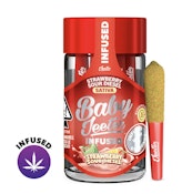  Jeeter-Baby Jeeter-Strawberry Sour Diesl-Sativa-Infused liquid Diamonda-infused Pre roll-36.99%-2.5g