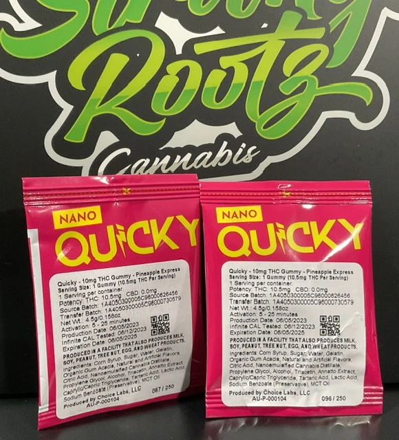 QUICKY - Quicky - Gummies - Pineapple Express - 10mg Main Image