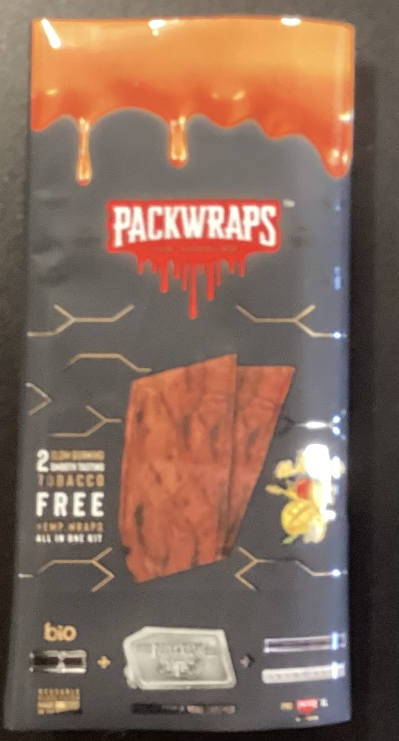Packwraps 2 count wraps Banana Cream